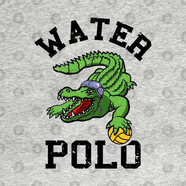 Water Polo Swimming Gator For Water Polo Swimmer by atomguy